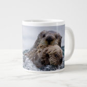 Kutest Baby Animals | Otter Baby en moeder Grote Koffiekop (Voorkant rechts)