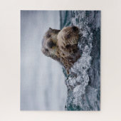 Kutest Baby Animals | Otter Baby en moeder Legpuzzel (Verticaal)