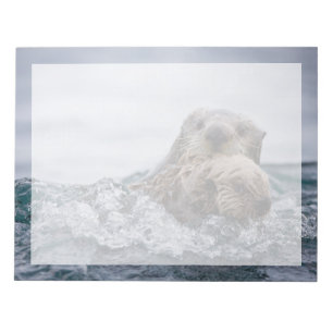 Kutest Baby Animals   Otter Baby en moeder Notitieblok