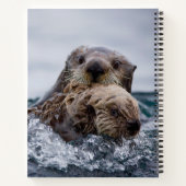 Kutest Baby Animals | Otter Baby en moeder Notitieboek (Achterkant)
