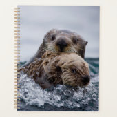 Kutest Baby Animals | Otter Baby en moeder Planner (Voorkant)