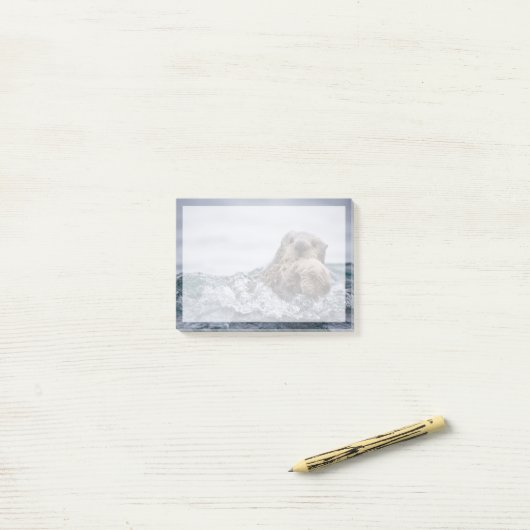Kutest Baby Animals | Otter Baby en moeder Post-it® Notes (Op bureau)