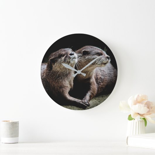 Kutest Baby Animals | Otters Holding Hands Grote Klok (Huis)