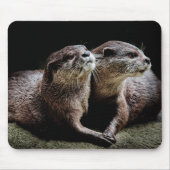 Kutest Baby Animals | Otters Holding Hands Muismat (Voorkant)