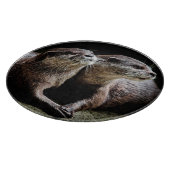 Kutest Baby Animals | Otters Holding Hands Snijplank (Hoek)