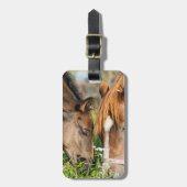 Kutest Baby Animals | Paardenkool Bagagelabel (Voorkant verticaal)