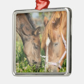 Kutest Baby Animals | Paardenkool Metalen Ornament (Links)