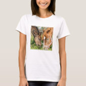 Kutest Baby Animals | Paardenkool T-shirt (Voorkant)