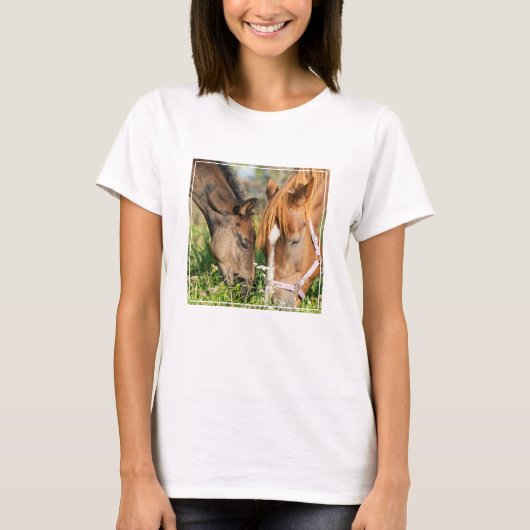 Kutest Baby Animals | Paardenkool T-shirt (Voorkant)