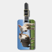 Kutest Baby Animals | Pasgeboren lammeren en mama Bagagelabel (Voorkant verticaal)