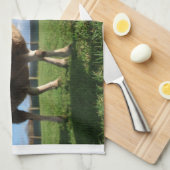 Kutest Baby Animals | Pasgeboren lammeren en mama Theedoek (Quarter Fold)