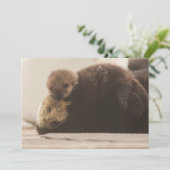 Kutest Baby Animals | Pasgeboren otterpop Bedankkaart (Staand voorkant)