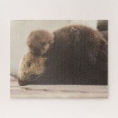 Kutest Baby Animals | Pasgeboren otterpop Legpuzzel (Horizontaal)