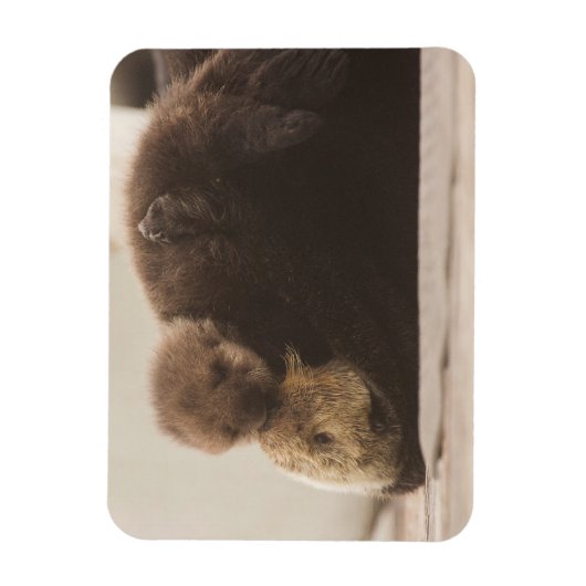 Kutest Baby Animals | Pasgeboren otterpop Magneet (Verticaal)