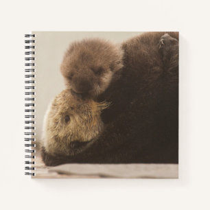 Kutest Baby Animals Pasgeboren otterpop Notitieboek