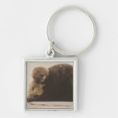 Kutest Baby Animals | Pasgeboren otterpop Sleutelhanger (Voorkant)