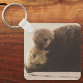 Kutest Baby Animals | Pasgeboren otterpop Sleutelhanger (Voorkant)