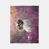 Kutest Baby Animals | Pekingese Puppy Fleece Deken (Voorkant)