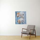 Kutest Baby Animals | Perzisch Calico Kitten Wandkleed (In situ)