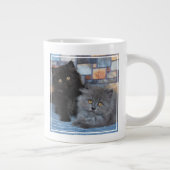 Kutest Baby Animals | Perzische Kittens in Blanket Grote Koffiekop (Rechts)