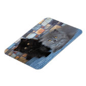 Kutest Baby Animals | Perzische Kittens in Blanket Magneet (Linkerzijde)