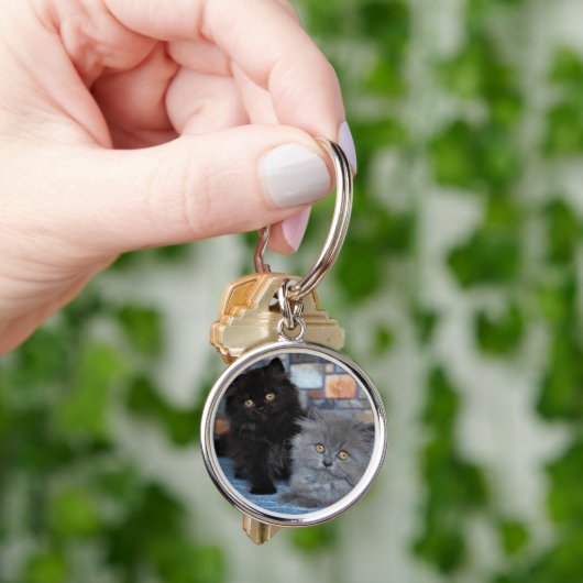 Kutest Baby Animals | Perzische Kittens in Blanket Sleutelhanger (Hand)