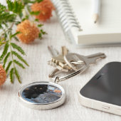 Kutest Baby Animals | Perzische Kittens in Blanket Sleutelhanger (Zijkant)