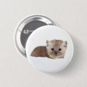 Kutest Baby Animals | Pine Marten Ronde Button 5,7 Cm (Voorkant /achterkant)