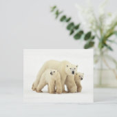 Kutest Baby Animals | Polaire Beer Briefkaart (Staand voorkant)