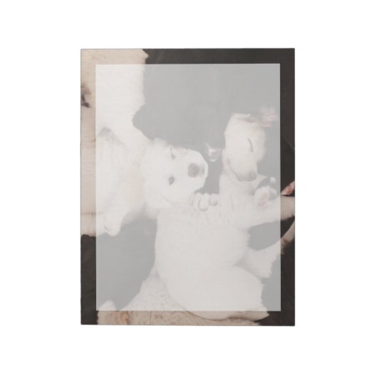 Kutest Baby Animals | PUPPIES Notitieblok (Linkerzijde)