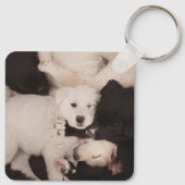 Kutest Baby Animals | PUPPIES Sleutelhanger (Achterkant)