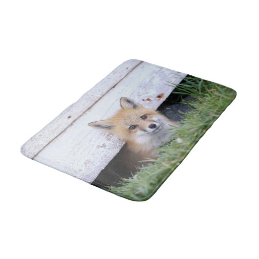 Kutest Baby Animals | Red Fox Kit Peking Badmat (Gekanteld)