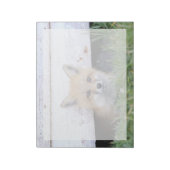 Kutest Baby Animals | Red Fox Kit Peking Notitieblok (Linkerzijde)