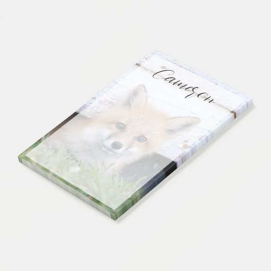 Kutest Baby Animals | Red Fox Kit Peking Post-it® Notes (Schuin)