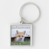 Kutest Baby Animals | Red Fox Kit Peking Sleutelhanger (Voorkant)