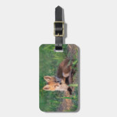 Kutest Baby Animals | Red Fox Kit Relaxing Bagagelabel (Voorkant verticaal)