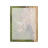 Kutest Baby Animals | Red Fox Pup Notitieblok (Linkerzijde)