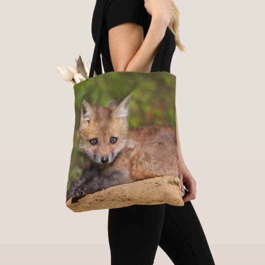 Kutest Baby Animals | Red Fox Pup Tote Bag (Dichtbij)