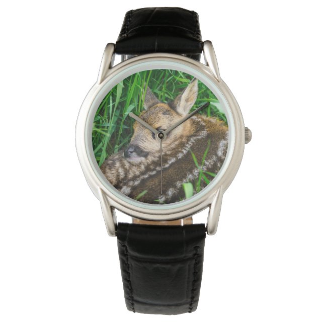 Kutest Baby Animals | Roe Deer Baby Horloge (Voorkant)