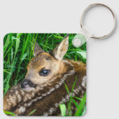 Kutest Baby Animals | Roe Deer Baby Sleutelhanger (Achterkant)
