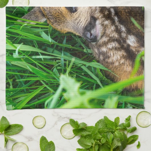 Kutest Baby Animals | Roe Deer Baby Theedoek (Gevouwen)