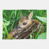Kutest Baby Animals | Roe Deer Baby Theedoek (Horizontaal)