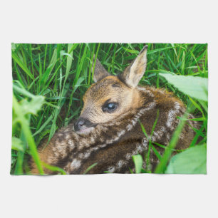Kutest Baby Animals   Roe Deer Baby Theedoek