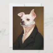 Kutest Baby Animals | Royal Chihuahua Portrait Bedankkaart (Voorkant)