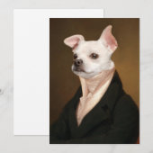 Kutest Baby Animals | Royal Chihuahua Portrait Bedankkaart (Voorkant / Achterkant)