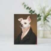 Kutest Baby Animals | Royal Chihuahua Portrait Briefkaart (Staand voorkant)