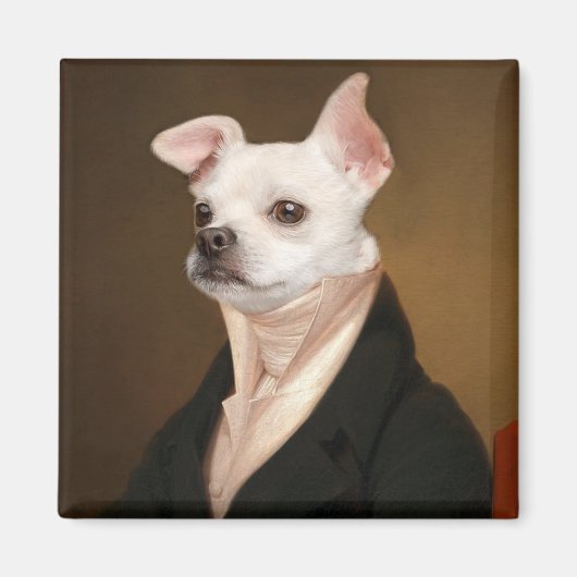 Kutest Baby Animals | Royal Chihuahua Portrait Magneet (Voorkant)