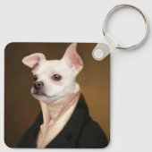 Kutest Baby Animals | Royal Chihuahua Portrait Sleutelhanger (Achterkant)