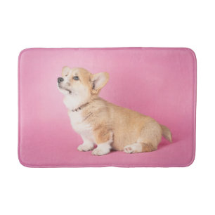 Kutest Baby Animals   Roze Corgi Puppy Badmat