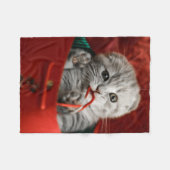 Kutest Baby Animals | Scottish Fold Kitten Fleece Deken (Voorkant (Horizontaal))